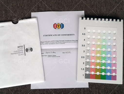 AATCC標準九級比色卡